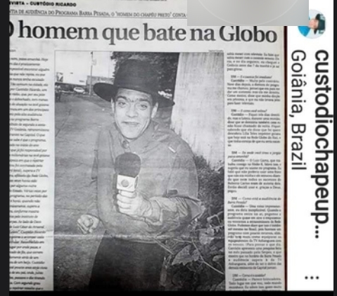 LETRA E MUSICA CHAPÉU PRETO,O HOMEM QUE BATE NA GLOBO